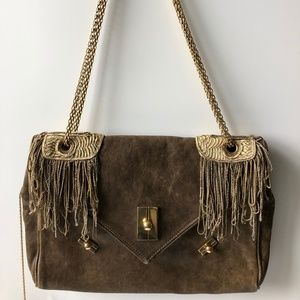 TRUSSARDI CROSSBODY with front fringes